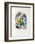 Jerusalem Windows : Dan (Sketch)-Marc Chagall-Framed Collectable Print