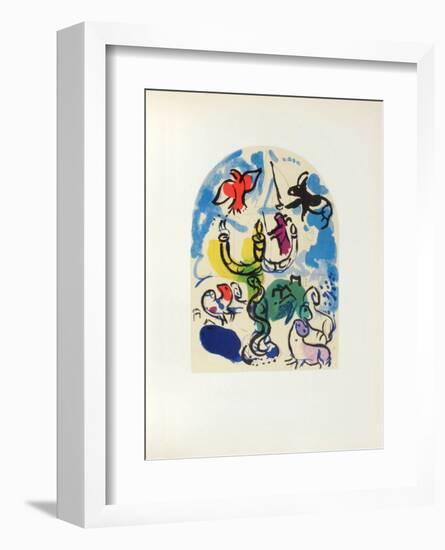 Jerusalem Windows : Dan (Sketch)-Marc Chagall-Framed Collectable Print