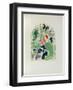 Jerusalem Windows : Issachar (Sketch)-Marc Chagall-Framed Collectable Print