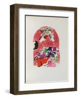 Jerusalem Windows : Juda (Sketch)-Marc Chagall-Framed Collectable Print