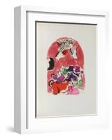 Jerusalem Windows : Juda (Sketch)-Marc Chagall-Framed Collectable Print