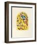 Jerusalem Windows : NephtaII (Sketch)-Marc Chagall-Framed Collectable Print