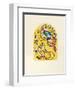 Jerusalem Windows : NephtaII (Sketch)-Marc Chagall-Framed Collectable Print