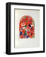 Jerusalem Windows : Zabulon (Sketch)-Marc Chagall-Framed Collectable Print