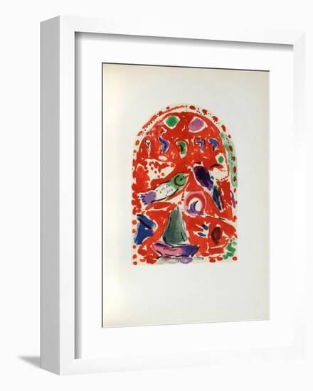 Jerusalem Windows : Zabulon (Sketch)-Marc Chagall-Framed Collectable Print