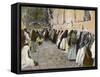 Jerusalem: Women at the Wailing Wall-null-Framed Stretched Canvas