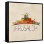 Jerusalem-Mark Ashkenazi-Framed Stretched Canvas