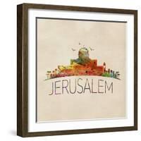 Jerusalem-Mark Ashkenazi-Framed Giclee Print