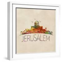 Jerusalem-Mark Ashkenazi-Framed Giclee Print