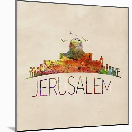 Jerusalem-Mark Ashkenazi-Mounted Giclee Print