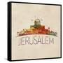 Jerusalem-Mark Ashkenazi-Framed Stretched Canvas