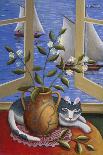 Cat and Fruit-Jerzy Marek-Giclee Print