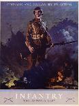 Infantry Recruitment Poster-Jes Schlaikjer-Giclee Print
