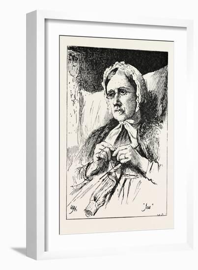 Jess, from a Window in Thrums, 1893-William Brassey Hole-Framed Giclee Print