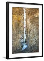 Jess Roskelley on the Cable in Gently-Overhanging at Banks Lake in Central Washington State-Ben Herndon-Framed Photographic Print