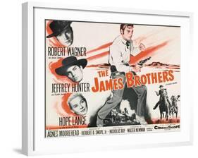 Jesse James, 1957, "The True Story of Jesse James" Directed by Nicholas Ray-null-Framed Giclee Print