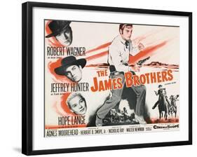 Jesse James, 1957, "The True Story of Jesse James" Directed by Nicholas Ray-null-Framed Giclee Print