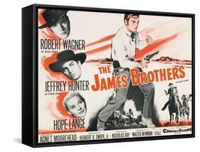 Jesse James, 1957, "The True Story of Jesse James" Directed by Nicholas Ray-null-Framed Stretched Canvas