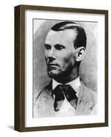 Jesse James, American Outlaw, C1869-1882-null-Framed Giclee Print
