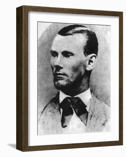 Jesse James, American Outlaw, C1869-1882-null-Framed Giclee Print