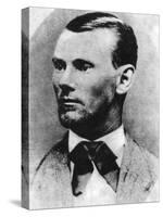 Jesse James, American Outlaw, C1869-1882-null-Stretched Canvas