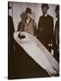 Jesse James in His Coffin after Being Shot Dead in 1882-American Photographer-Stretched Canvas