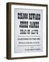 Jesse James Reward Poster, 1881-null-Framed Giclee Print