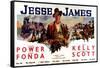 Jesse James, Tyrone Power As Jesse James, 1939-null-Framed Stretched Canvas