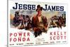 Jesse James, Tyrone Power As Jesse James, 1939-null-Stretched Canvas