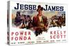 Jesse James, Tyrone Power As Jesse James, 1939-null-Stretched Canvas