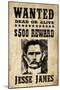 Jesse James Wanted Advertisement Print Poster-null-Mounted Poster