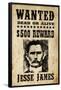 Jesse James Wanted Advertisement Print Poster-null-Framed Poster