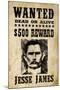 Jesse James Wanted Advertisement Print Poster-null-Mounted Poster