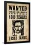 Jesse James Wanted Advertisement Print Poster-null-Framed Poster