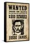 Jesse James Wanted Advertisement Print Poster-null-Framed Stretched Canvas