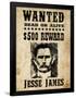 Jesse James Wanted Advertisement-null-Framed Poster