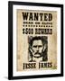 Jesse James Wanted Advertisement-null-Framed Art Print