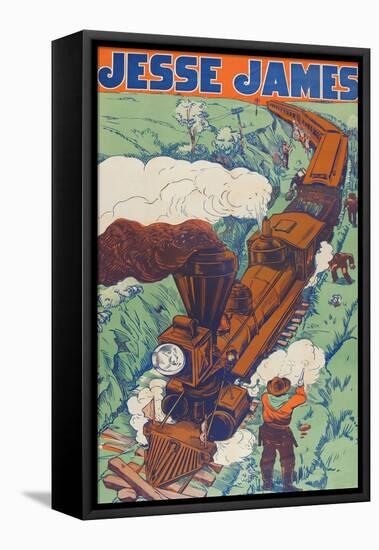 Jesse James-null-Framed Stretched Canvas