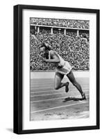 Jesse Owens, American Olympian-Science Source-Framed Giclee Print