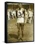 Jesse Owens at the Berlin Olympics, 1936-null-Framed Stretched Canvas