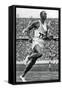 Jesse Owens at the End of the 100M at the Berlin Olympic Games, 1936-null-Framed Stretched Canvas