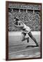 Jesse Owens at the Start of the 200 Metres at the Berlin Olympic Games, 1936-null-Framed Giclee Print