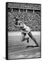 Jesse Owens at the Start of the 200 Metres at the Berlin Olympic Games, 1936-null-Framed Stretched Canvas