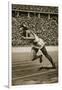 Jesse Owens at the Start of the 200m Race at the 1936 Berlin Olympics-null-Framed Giclee Print