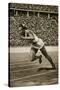 Jesse Owens at the Start of the 200m Race at the 1936 Berlin Olympics-null-Stretched Canvas