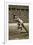 Jesse Owens at the Start of the 200m Race at the 1936 Berlin Olympics-null-Framed Giclee Print