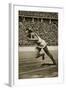 Jesse Owens at the Start of the 200m Race at the 1936 Berlin Olympics-null-Framed Giclee Print