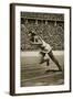 Jesse Owens at the Start of the 200m Race at the 1936 Berlin Olympics-null-Framed Giclee Print