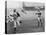 Jesse Owens Beating Baseball Player George Case in 100-Yard Dash in 1946-null-Stretched Canvas