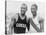 Jesse Owens with Ralph Metcalfe-null-Stretched Canvas